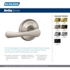 image:imageSchlage F10 VLA 619 Avila Door Lever Hall amp Closet Passage Lock Satin NickelSatin Nickel