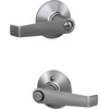 image:imageSchlage F40 CSV ELA 626 Commercial Series Elan Door Lever Bed amp Bath Privacy Lock Satin Chrome