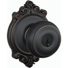 image:imageSchlage F40 GEO 622 ADD Georgian Door Knob with Addison Trim Bed amp Bath Privacy Lock Matte BlackAged Bronze