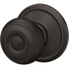 image:imageSchlage F40 GEO 622 ADD Georgian Door Knob with Addison Trim Bed amp Bath Privacy Lock Matte BlackAged Bronze