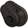 image:imageSchlage F40 GEO 622 ADD Georgian Door Knob with Addison Trim Bed amp Bath Privacy Lock Matte BlackAged Bronze