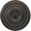 image:imageSchlage F40 GEO 622 ADD Georgian Door Knob with Addison Trim Bed amp Bath Privacy Lock Matte BlackAged Bronze