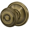image:imageSchlage F40 GEO 622 ADD Georgian Door Knob with Addison Trim Bed amp Bath Privacy Lock Matte BlackAntique Brass