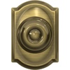 image:imageSchlage F40 GEO 622 ADD Georgian Door Knob with Addison Trim Bed amp Bath Privacy Lock Matte BlackAntique Brass