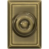 image:imageSchlage F40 GEO 622 ADD Georgian Door Knob with Addison Trim Bed amp Bath Privacy Lock Matte BlackAntique Brass