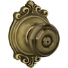 image:imageSchlage F40 GEO 622 ADD Georgian Door Knob with Addison Trim Bed amp Bath Privacy Lock Matte BlackAntique Brass
