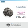 image:imageSchlage F40 GEO 622 ADD Georgian Door Knob with Addison Trim Bed amp Bath Privacy Lock Matte BlackAntique Pewter
