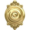 image:imageSchlage F40 GEO 622 ADD Georgian Door Knob with Addison Trim Bed amp Bath Privacy Lock Matte BlackBright Brass