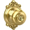 image:imageSchlage F40 GEO 622 ADD Georgian Door Knob with Addison Trim Bed amp Bath Privacy Lock Matte BlackBright Brass