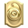 image:imageSchlage F40 GEO 622 ADD Georgian Door Knob with Addison Trim Bed amp Bath Privacy Lock Matte BlackBright Brass