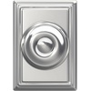 image:imageSchlage F40 GEO 622 ADD Georgian Door Knob with Addison Trim Bed amp Bath Privacy Lock Matte BlackBright Chrome