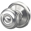 image:imageSchlage F40 GEO 622 ADD Georgian Door Knob with Addison Trim Bed amp Bath Privacy Lock Matte BlackBright Chrome