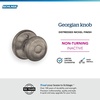 image:imageSchlage F40 GEO 622 ADD Georgian Door Knob with Addison Trim Bed amp Bath Privacy Lock Matte BlackDistressed Nickel