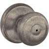 image:imageSchlage F40 GEO 622 ADD Georgian Door Knob with Addison Trim Bed amp Bath Privacy Lock Matte BlackDistressed Nickel