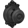 image:imageSchlage F40 GEO 622 ADD Georgian Door Knob with Addison Trim Bed amp Bath Privacy Lock Matte BlackMatte Black