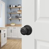 image:imageSchlage F40 GEO 622 ADD Georgian Door Knob with Addison Trim Bed amp Bath Privacy Lock Matte BlackMatte Black