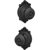 image:imageSchlage F40 GEO 622 ADD Georgian Door Knob with Addison Trim Bed amp Bath Privacy Lock Matte BlackMatte Black