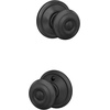 image:imageSchlage F40 GEO 622 ADD Georgian Door Knob with Addison Trim Bed amp Bath Privacy Lock Matte BlackMatte Black