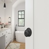 image:imageSchlage F40 GEO 622 ADD Georgian Door Knob with Addison Trim Bed amp Bath Privacy Lock Matte BlackMatte Black