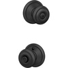 image:imageSchlage F40 GEO 622 ADD Georgian Door Knob with Addison Trim Bed amp Bath Privacy Lock Matte BlackMatte Black