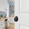 image:imageSchlage F40 GEO 622 ADD Georgian Door Knob with Addison Trim Bed amp Bath Privacy Lock Matte BlackMatte Black