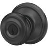 image:imageSchlage F40 GEO 622 ADD Georgian Door Knob with Addison Trim Bed amp Bath Privacy Lock Matte BlackMatte Black
