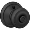 image:imageSchlage F40 GEO 622 ADD Georgian Door Knob with Addison Trim Bed amp Bath Privacy Lock Matte BlackMatte Black