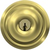 image:imageSchlage F40 GEO 622 ADD Georgian Door Knob with Addison Trim Bed amp Bath Privacy Lock Matte BlackSatin Brass