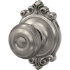 image:imageSchlage F40 GEO 622 ADD Georgian Door Knob with Addison Trim Bed amp Bath Privacy Lock Matte BlackSatin Nickel