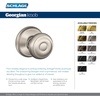 image:imageSchlage F40 GEO 622 ADD Georgian Door Knob with Addison Trim Bed amp Bath Privacy Lock Matte BlackSatin Nickel