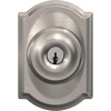 image:imageSchlage F40 GEO 622 ADD Georgian Door Knob with Addison Trim Bed amp Bath Privacy Lock Matte BlackSatin Nickel