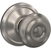 image:imageSchlage F40 GEO 622 ADD Georgian Door Knob with Addison Trim Bed amp Bath Privacy Lock Matte BlackSatin Nickel