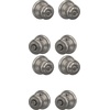 image:imageSchlage F40 GEO 622 ADD Georgian Door Knob with Addison Trim Bed amp Bath Privacy Lock Matte BlackSatin Nickel