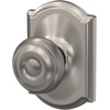image:imageSchlage F40 GEO 622 ADD Georgian Door Knob with Addison Trim Bed amp Bath Privacy Lock Matte BlackSatin Nickel