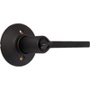 image:imageSchlage F51ALAT622 Matte Black Keyed Entry Latitude Style Lever