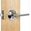 image:imageSchlage F59 LAT 619 Latitude Interior Lever with Deadbolt Satin Nickel Interior Half OnlySatin Brass
