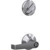 image:imageSchlage FB50 CSV ELA 626 Single Cylinder Deadbolt and Keyed Entry Elan Lever Satin Chrome