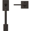 image:imageSchlage FE285 CEN 622 LAT Century Front Entry Handleset with Latitude Lever Lower Half Grip Matte BlackAged Bronze