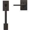 image:imageSchlage FE285 CEN 622 LAT Century Front Entry Handleset with Latitude Lever Lower Half Grip Matte BlackAged Bronze