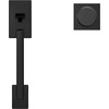 image:imageSchlage FE285 CEN 622 LAT Century Front Entry Handleset with Latitude Lever Lower Half Grip Matte BlackMatte Black