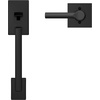 image:imageSchlage FE285 CEN 622 LAT Century Front Entry Handleset with Latitude Lever Lower Half Grip Matte BlackMatte Black
