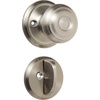 image:imageSchlage Lock Company F60PLY619ORB Plymouth Door Handle Set with Orbit Interior Satin NickelSatin Nickel