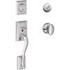 image:imageSCHLAGE Addison Single Cylinder Handleset and Siena Knob Bright Chrome F60 ADD 625 SIE