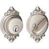 image:imageSCHLAGE B60 Brookshire Single Cylinder Deadbolt C Keyway with 12287 Latch 10116 Strike Satin Nickel Finish