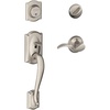 image:imageSCHLAGE Camelot Single Cylinder Handleset and Right Hand Avanti Lever Satin Nickel F60 CAM 619 AVA RHSatin Nickel