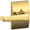 image:imageSCHLAGE F40 ELA 626 CEN Century Collection with Elan Privacy Lever Satin ChromeBright Brass