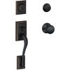 image:imageSCHLAGE F62ADDPLY Double Cylinder Addison Handleset with Plymouth Interior Knob from The FSeries  Aged Bronze