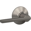image:imageSchlage F10 V LAT 619 Latitude Door Lever Hall amp Closet Passage Lock Satin NickelNickel