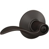image:imageSchlage F40 V ACC 716 Accent Door Lever Bed amp Bath Privacy Lock Aged Bronze