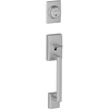image:imageSchlage F58 CEN 619 Century Exterior Handleset with Deadbolt Satin Nickel Exterior Half OnlyBrushed Chrome